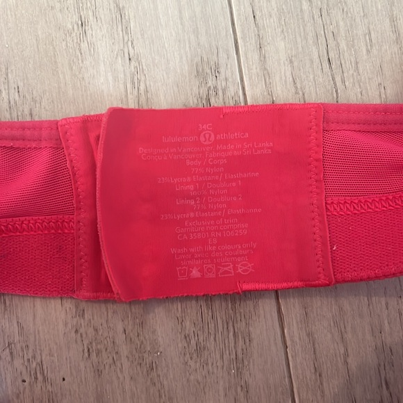 Lululemon Pink Sports Bra 34C - Picture 5 of 5